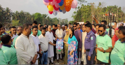 মৌলভীবাজার : উপজেলা চেয়ারম্যান কাপ ফুটবল টুর্নামেন্ট উদ্বোধন