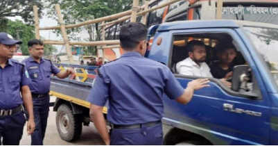 সিলেটে ‘ট্রাকে ডিজে পার্টি’ রুখতে পুলিশের তৎপরতা