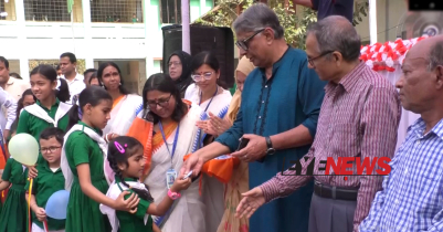 আলী আমজদ বিদ্যালয়ে প্রাক প্রাথমিক শ্রেণীর শিশু বরণ