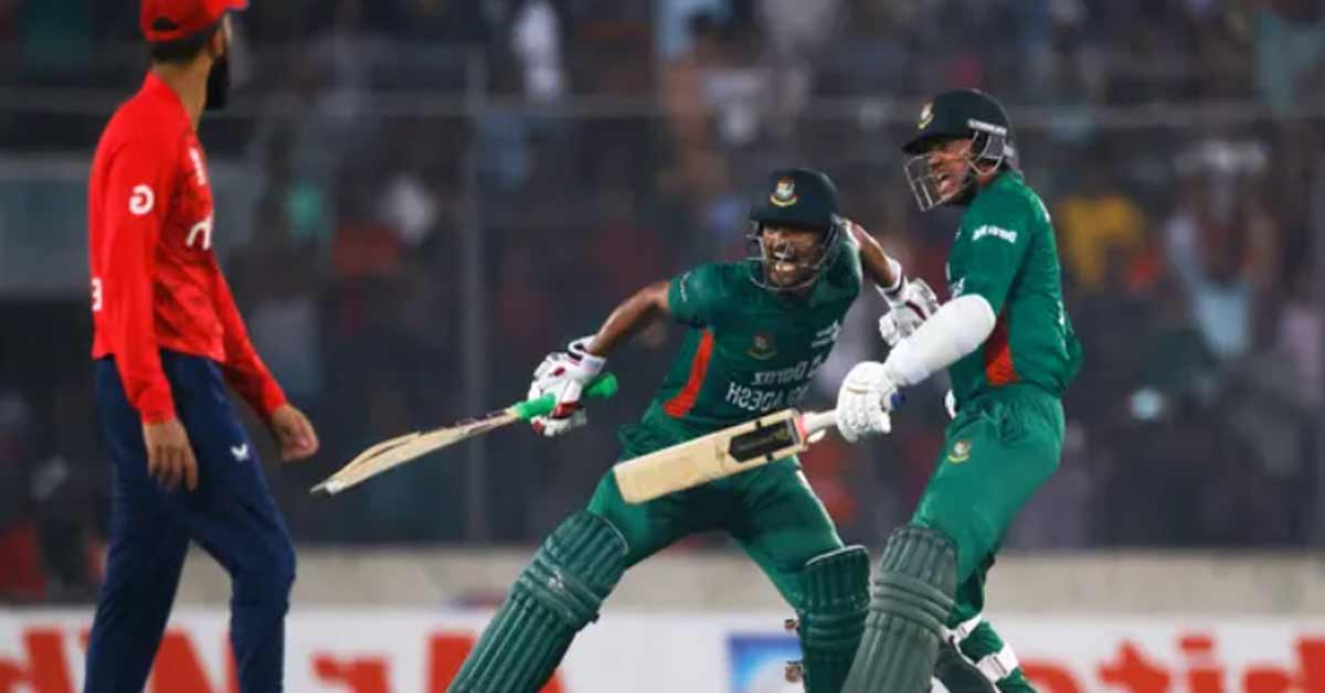 Bangladesh history by winning the series against England