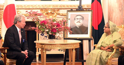 JICA President Tanaka held talks with Sheikh Hasina