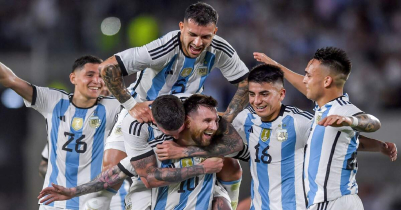 Argentina`s win with Messi`s milestone goal