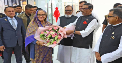 তিন দেশ সফর শেষে দেশে ফিরলেন প্রধানমন্ত্রী 