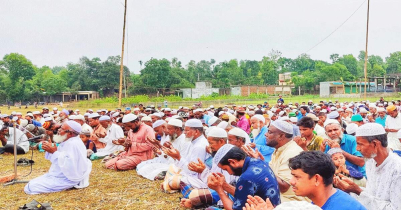 কুলাউড়ায় বৃষ্টির জন্য নামাজ ও দোয়া