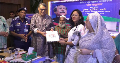 মৌলভীবাজারে ৫টি উপজেলায় আশ্রয়ণের ৬৪৩টি ঘর হস্তান্তর