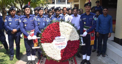 মৌলভীবাজারে দায়িত্ব পালনকালে প্রাণ উৎসর্গকারী পুলিশ সদস্যদের স্মরণ 