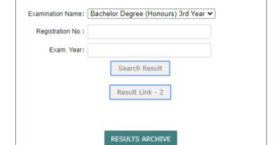 অনার্স ৩য় বর্ষ পরীক্ষার ফলাফল প্রকাশ হয়েছে