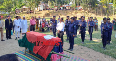 রাষ্ট্রীয় মর্যাদায় সমাহিত খাসিয়া বীর মুক্তিযোদ্ধা আফ্রিকা সুটিং