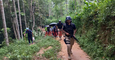 কুলাউড়া কালাপাহাড়ে জঙ্গি আস্তানা, বিস্ফোরক ও গুলি উদ্ধার