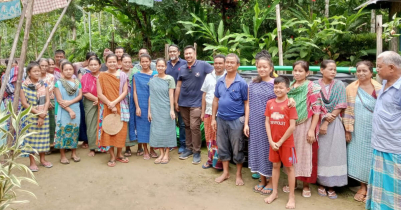 সুপেয় পানির সুবিধা পেলেন কালেঞ্জি খাসিয়া পুঞ্জির বাসিন্দারা