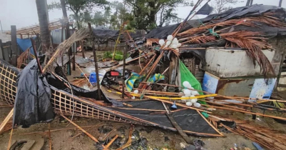 মোখার আঘাতে লণ্ডভণ্ড সেন্টমার্টিন 