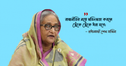 রাজনীতির নামে সহিংসতা করলে ছেঁকে ছেঁকে ধরা হবে : প্রধানমন্ত্রী 