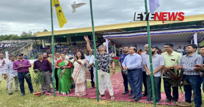 মৌলভীবাজারে বঙ্গবন্ধু ও বঙ্গমাতা গোল্ডকাপ প্রা. বি. ফুটবল টুর্নামেন্টের উদ্বোধন