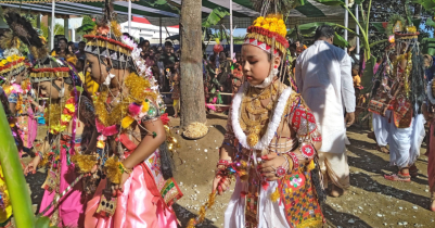 রাখাল নৃত্যের মধ্য দিয়ে কমলগঞ্জে রাস উৎসব শুরু