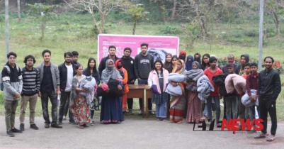 শাবিতে দ্বিতীয় ধাপে ‘সঞ্চালনের’ শীতবস্ত্র বিতরণ