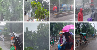 সিলেটে ঝিরিঝিরি বৃষ্টি; স্বাভাবিক জনজীবনে ছন্দপতন