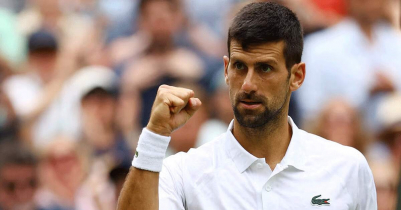 Djokovic into 14th Wimbledon quarter-final