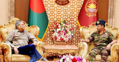 Army chief calls on President at Bangabhaban