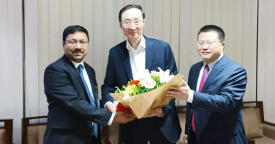 Chinese vice-minister of foreign affairs Sun Weidong in city