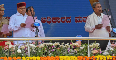 Congress veteran Siddaramaiah sworn in as Karnataka CM