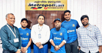 Cricketer Zakir Hasan admitted to Metropolitan University