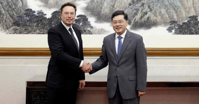 China foreign minister meets with Elon Musk in Beijing