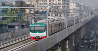 Metro rail`s test run from Agargaon to Motijheel begins tomorrow