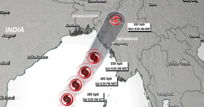 Red alert tropical cyclone for Mocha-23