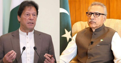 Pak President Alvi meets Imran Khan at Islamabad rest house