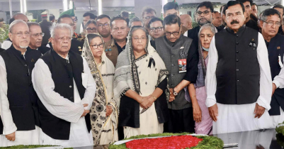 PM pays homage to Bangabandhu on his 48th martyrdom anniversary