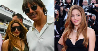 Shakira and Tom Cruise spotted together