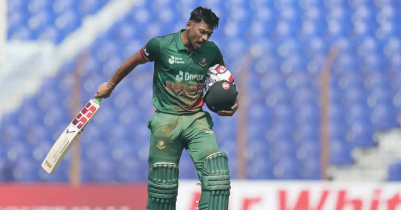 Shanta scored his first ODI century