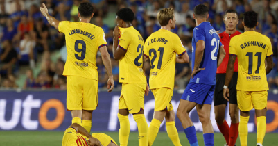 Barcelona held by Getafe in feisty clash