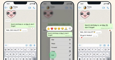 You can now edit messages on WhatsApp