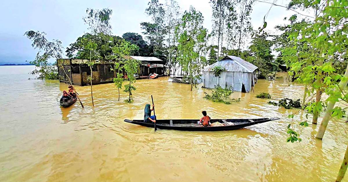 দ্য ডেইলি স্টারের ক্যামেরায় সিলেটে সাম্প্রতিক বন্যার ছবি