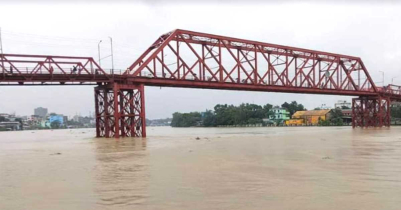 সুরমা, কুশিয়ারাসহ সিলেটের নদ-নদীতে আবার চোখ রা/ঙাচ্ছে পানি 