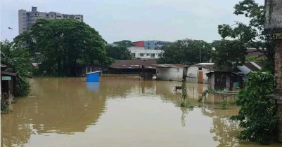 সিলেটে পানির নিচে তলিয়ে গেছে শতাধিক এলাকা