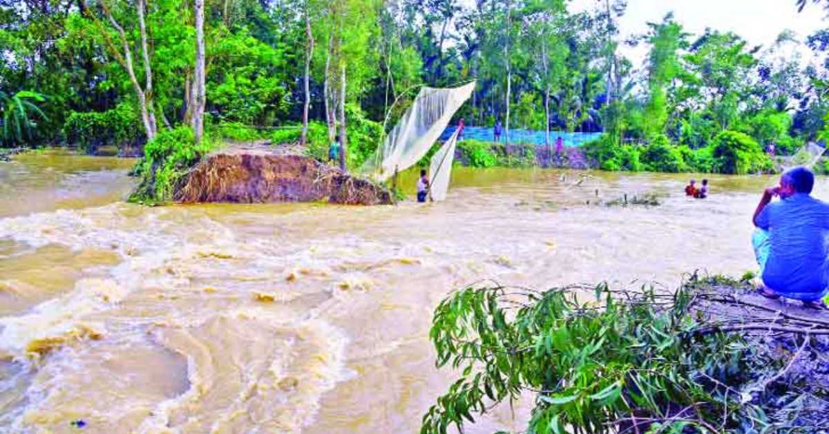 সাম্প্রতিক বন্যার চিত্র। ছবি- সংগৃহীত