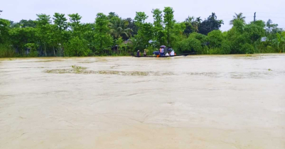 জুড়ীতে তৃতীয় দফার বন্যায় ৩২ হাজার মানুষ পানিবন্দী