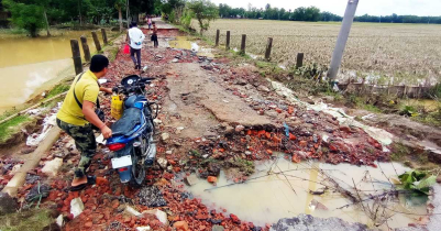 মৌলভীবাজারে বন্যায় ৩৫০ কিলোমিটার পাকা সড়ক ক্ষতিগ্রস্থ