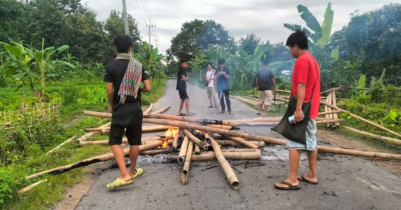 খাগড়াছড়ি-রাঙামাটিতে অ`বরোধ, থমথমে দুই জেলা 