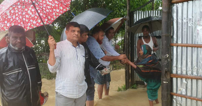 কমলগঞ্জে বন্যা দুর্গতদের মাঝে বিভিন্ন সংগঠনের শুকনো খাবার বিতরণ