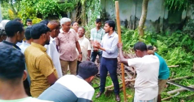 কুলাউড়ায় দীর্ঘদিনের জমির বিরো*ধ নিষ্পত্তি করলেন এসিল্যান্ড 