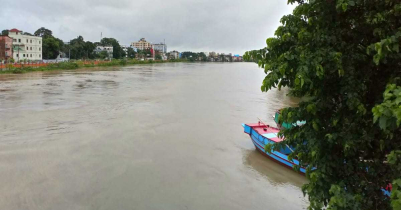 মৌলভীবাজারে বিপদসীমা ছুঁই ছুঁই করছে মনু নদের পানি