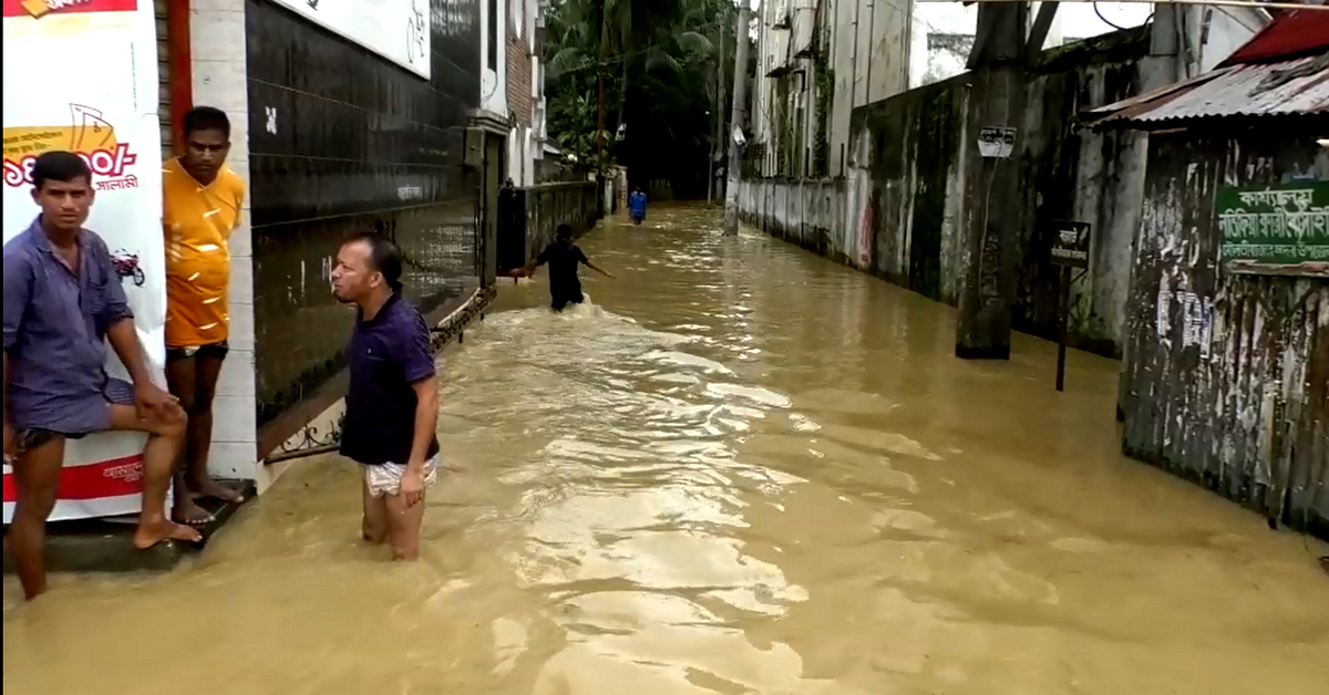 Flood-Affected Bangladesh Struggles with Rising Waters.